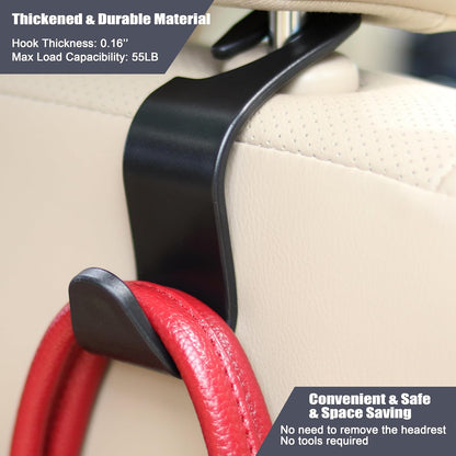 Car Seat Headrest Hook (Pack of 4)